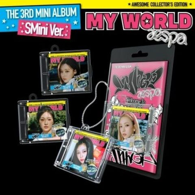 Альбом AESPA - MY WORLD 3rd Mini Album SMini version (Smart Album) RANDOM version