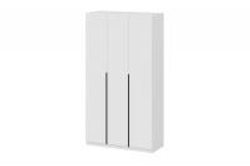 Шкаф распашной (5 полок + штанга) ШК 5 (1200), Белый