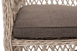 "Эспрессо-80 L" обеденная группа плетеная, цвет бежевый