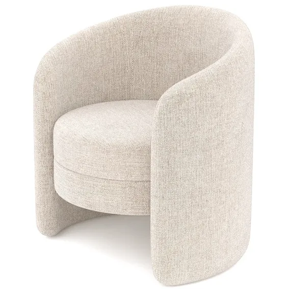 Кресло Ellipse E7.4 (молочный, рогожка)