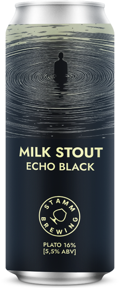 Пиво Штамм Бир Эхо Блэк / Stamm Beer Echo Black 0.45 - банка