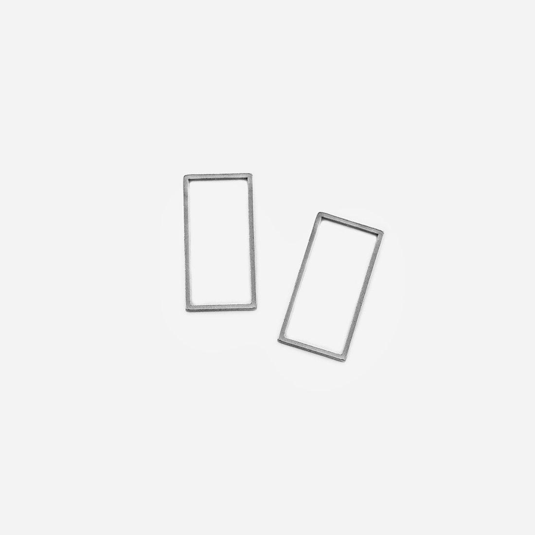 Подвеска-коннектор "Прямоугольник", 16*8мм, сталь