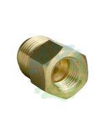 Штуцер переходной DJ папа М 3/8" SAE - мама F 1/4" SAE