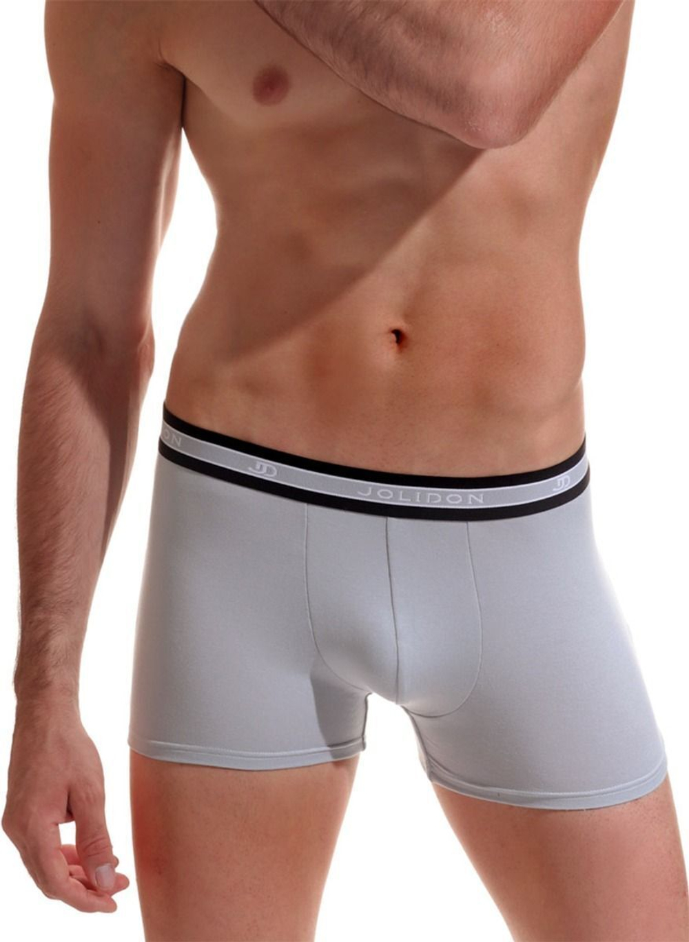 Мужские боксеры с резинкой в полоску (Размер: XL) (Цвет: черный)