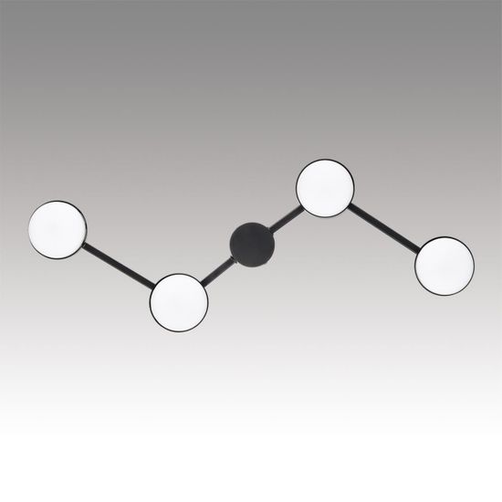 8187/4C COMFI LN25 207 черный, металл Люстра потолочная LED GX53 4*7W 220V SANATA
