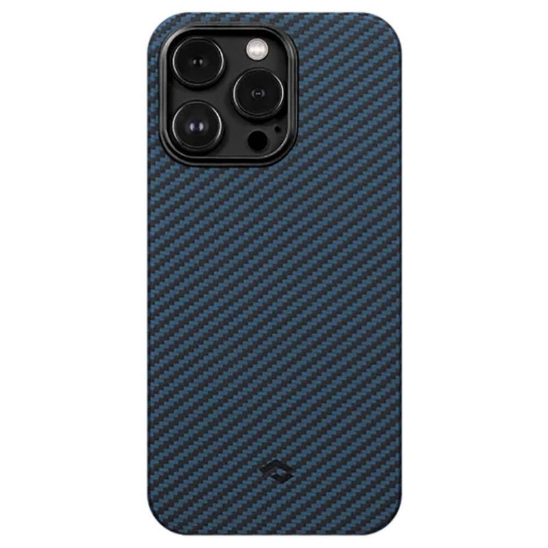 Чехол Pitaka MagEZ Case 3 для iPhone 14 Pro Max (6.7"), черно-синий, кевлар (арамид) KI1408PM