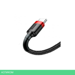 Кабель Baseus Cafule 2m Red/Black (CATKLF-C91)