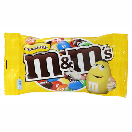 Драже M&Ms С арахисом 45 гр
