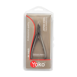 Yoko Кусачки SK 048-5 для кутикулы серия Premium с двойной пружиной и лезвием, 5 мм