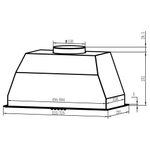 Встраиваемая вытяжка Oasis серии PRO UM-52I