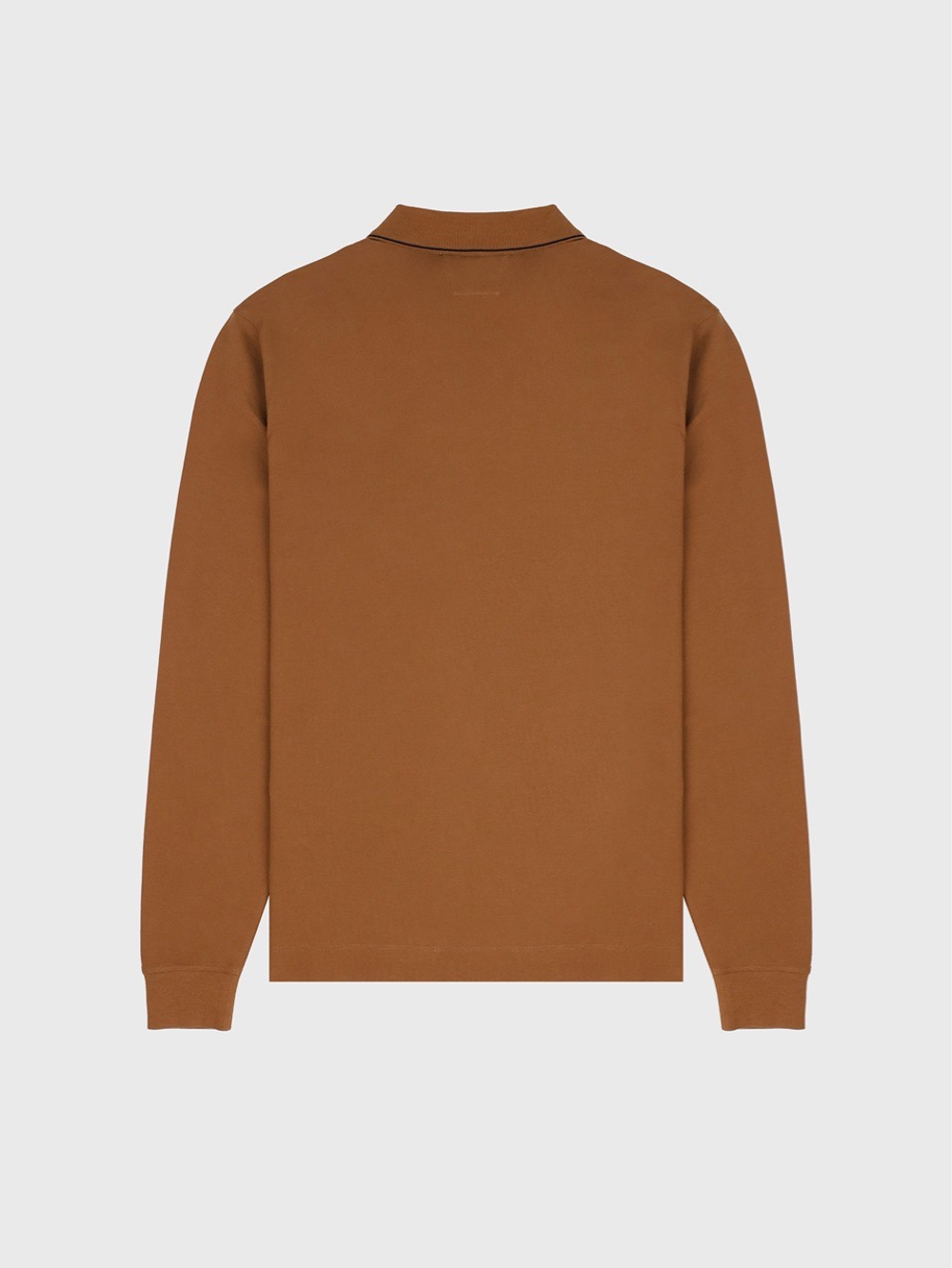 Поло с длинным рукавом C.P. Company Stretch Piquet Slim Line Brown