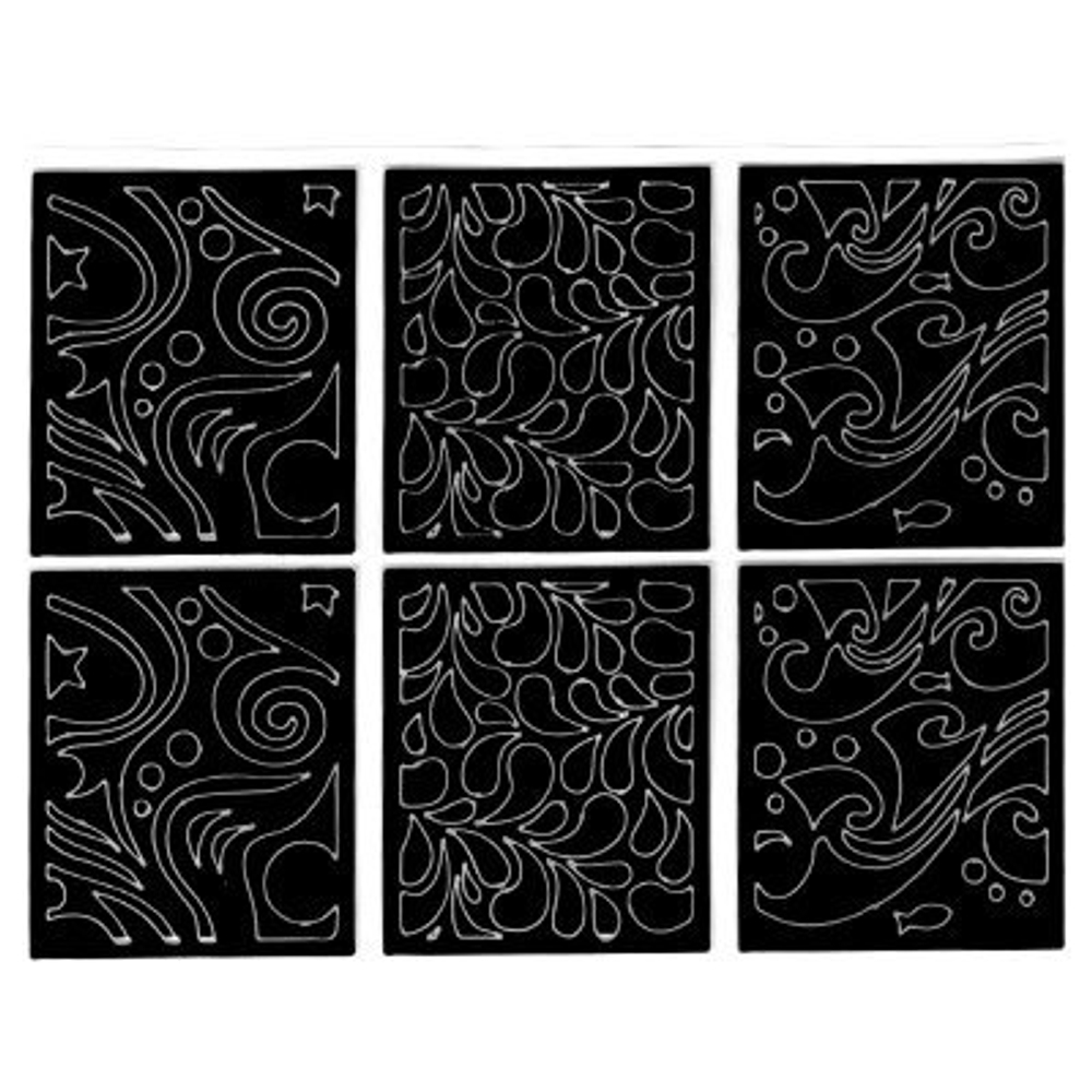 Irisk Трафарет для эрографии и аэропуффинга №04