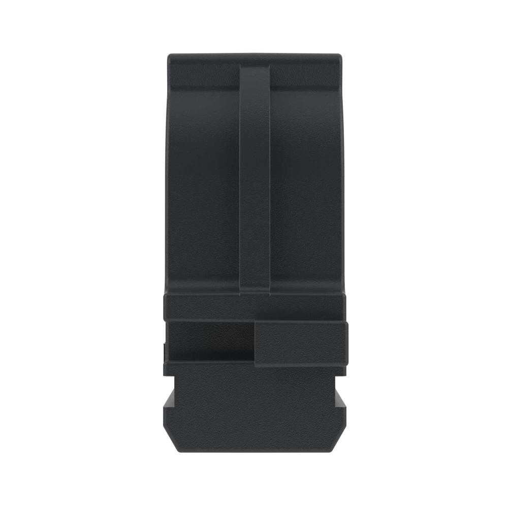 Держатель с защелкой, д.16мм, черный