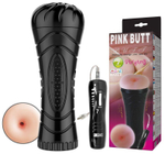 Мастурбатор-анус Baile Pink Butt с пультом, 7 режимов, 24 см