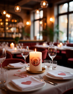 Трансфер переводной - декаль для свечей и гипса день святого валентина 018 А5