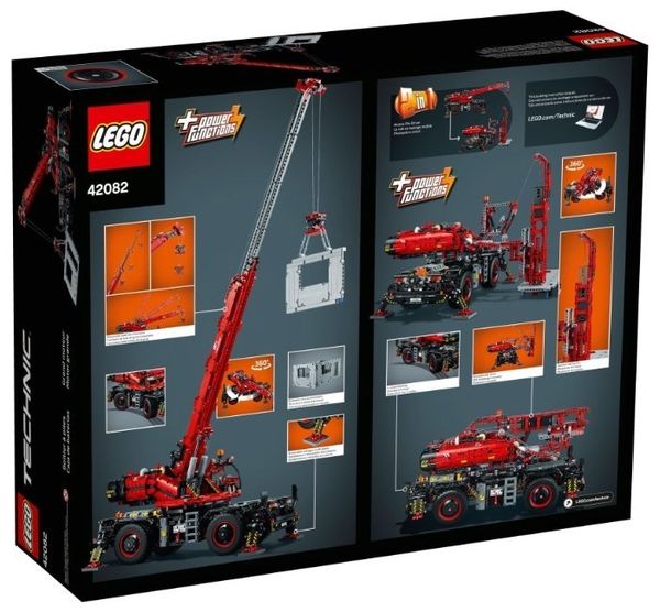 Электромеханический конструктор LEGO Technic 42082 Подъёмный кран для пересечённой местности