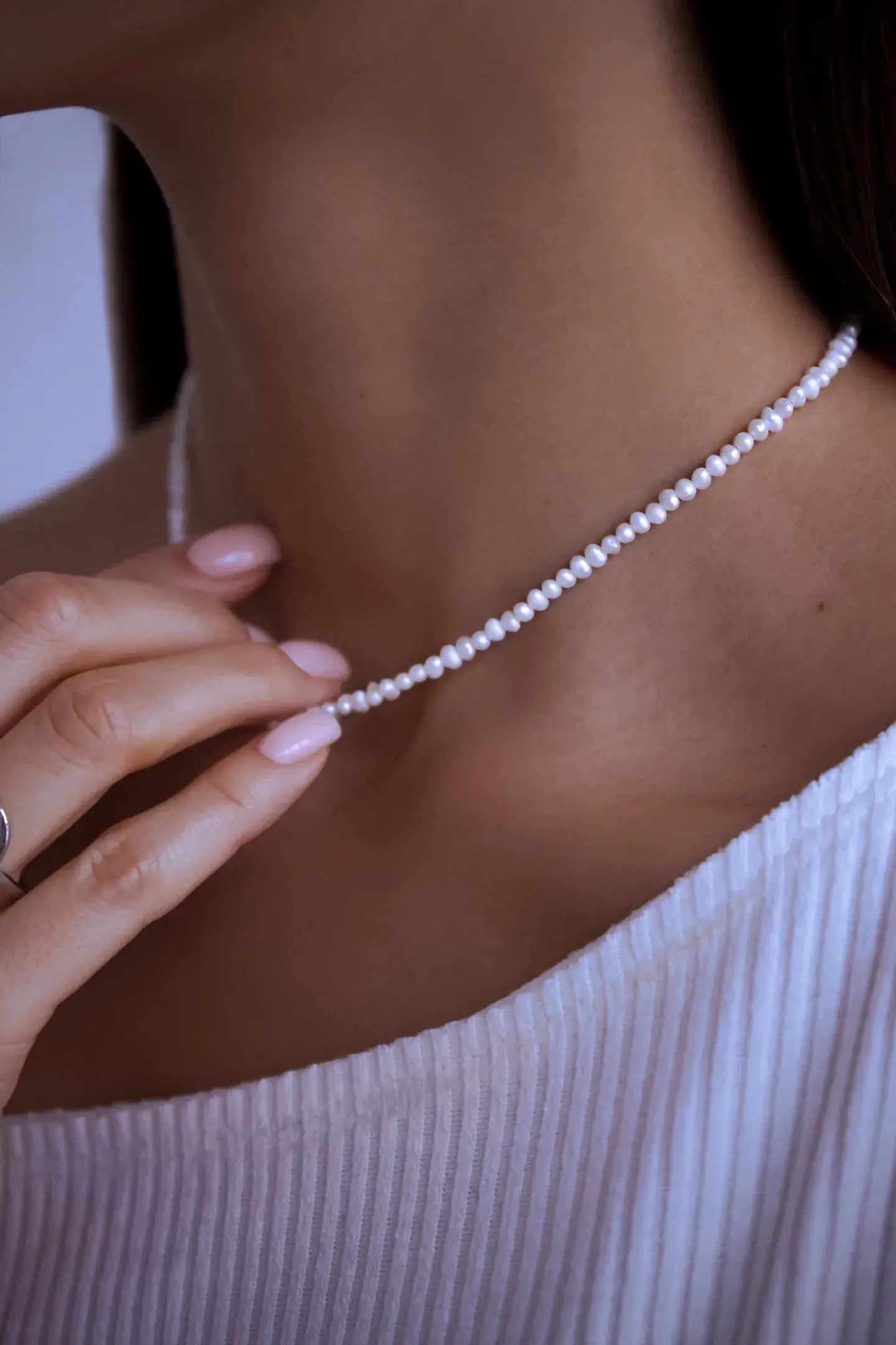 Чокер с культ. жемчугом