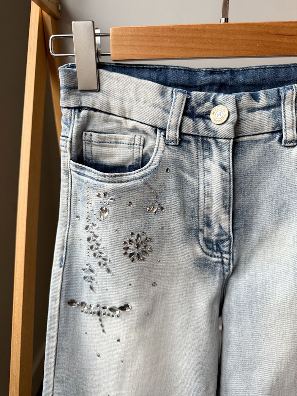 Джинсовый костюм Monnalisa, 140