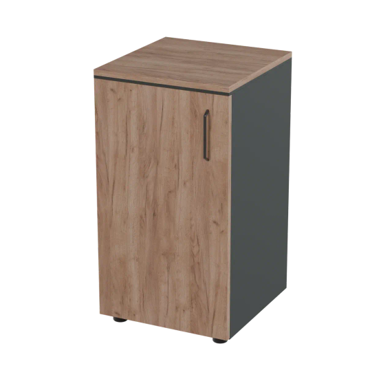 Шкаф для документов средний узкий закрытый Prego office 403х420х1240 ПОШСУ