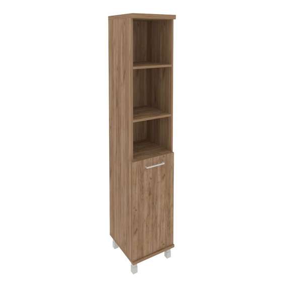 First Шкаф высокий узкий левый KSU-1.1 (L) Дуб Табак 401*432*2060