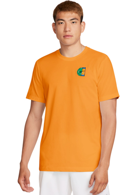 Мужская теннисная футболка Nike Court Dri-Fit T-Shirt Open - sundial