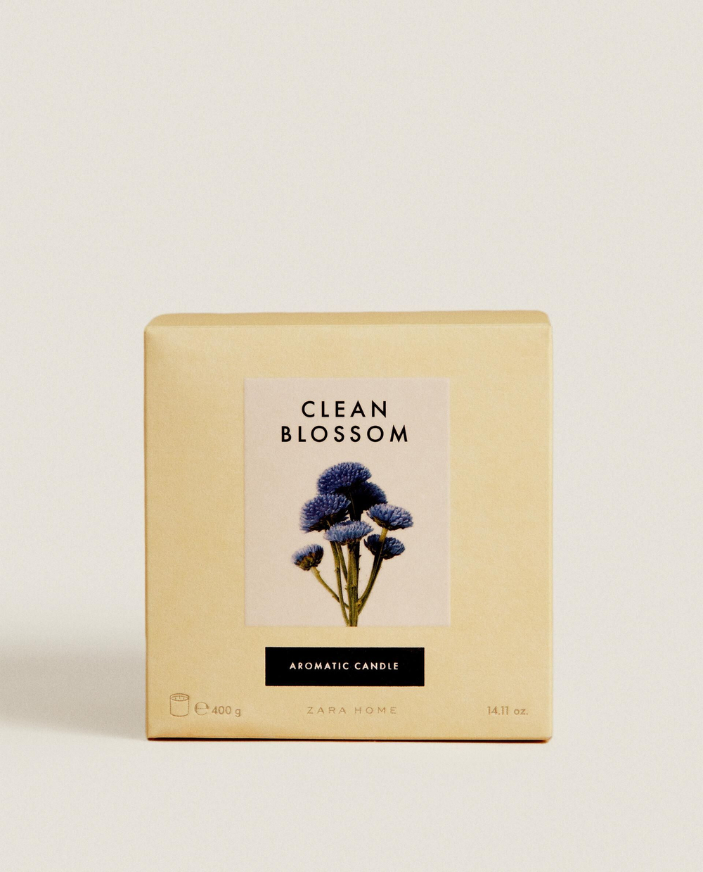 Zara Home - Ароматическая свеча clean blossom, 400 г