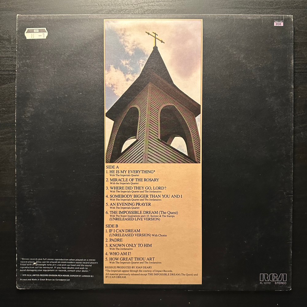 Elvis - He Walks Beside Me, Favorite Songs Of Faith And Inspiration (Англия 1978г.)