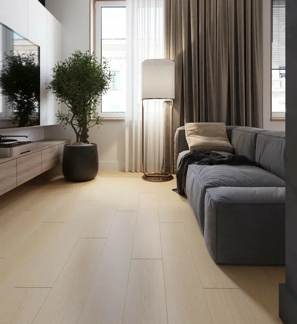 Каменный SPC ламинат AlixFloor Natural Line Дуб молочный светлый