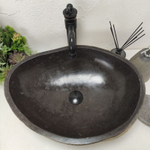 Раковина из речного камня RS-62007 (55*42*16)