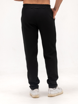 Брюки спортивные прямые без начеса. Уголь.