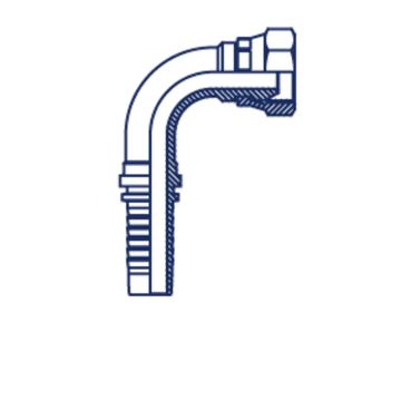 Фитинг DN 20 BSP (Г) 3/4 (90)