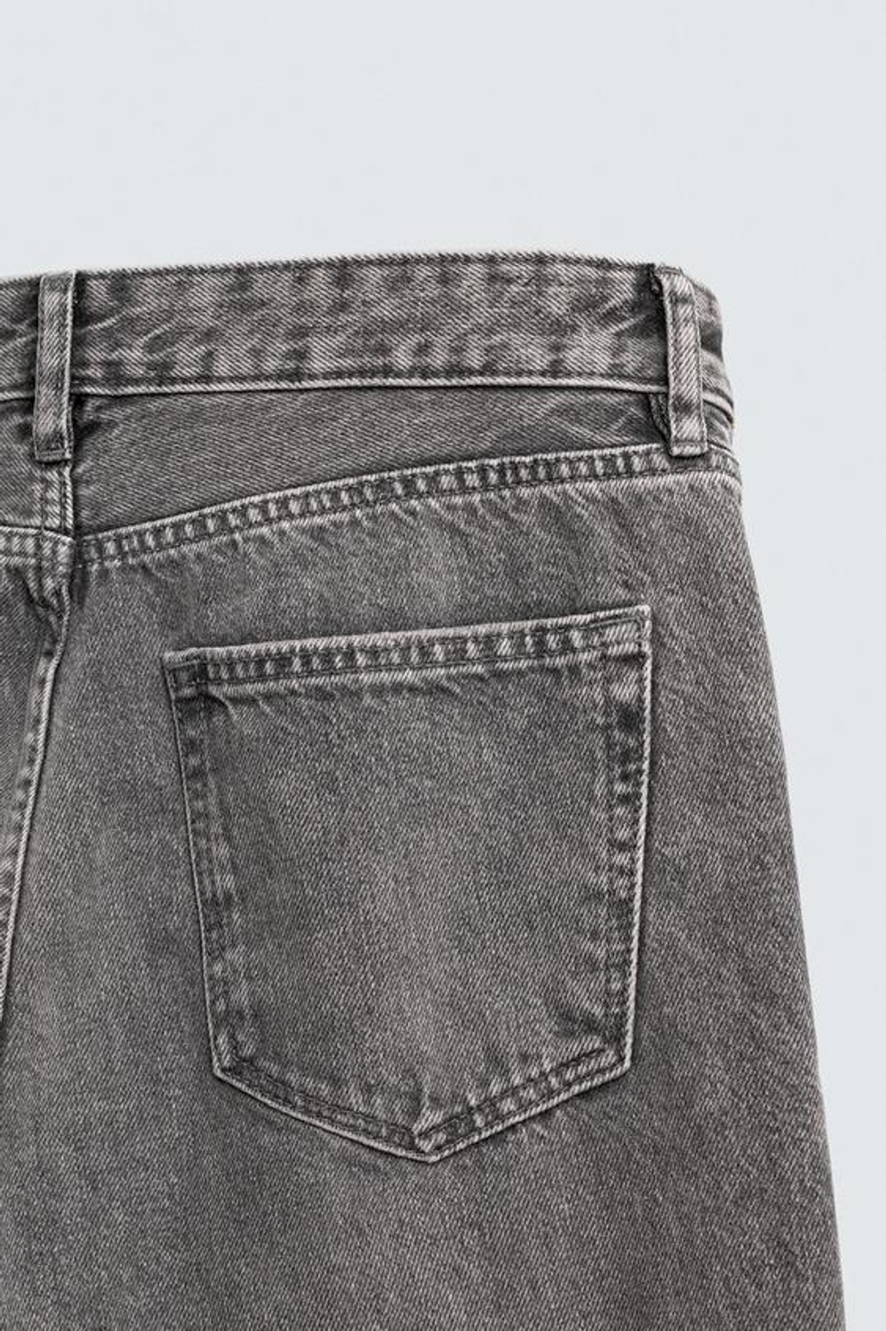 ZARA ДЖИНСЫ FLARED FIT, СЕРЫЙ