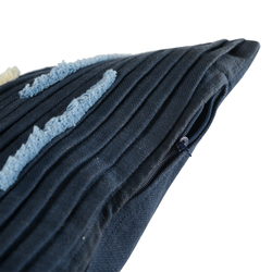 Подушка декоративная с бахромой и эффектом плиссе 45х45 Tkano Ethnic