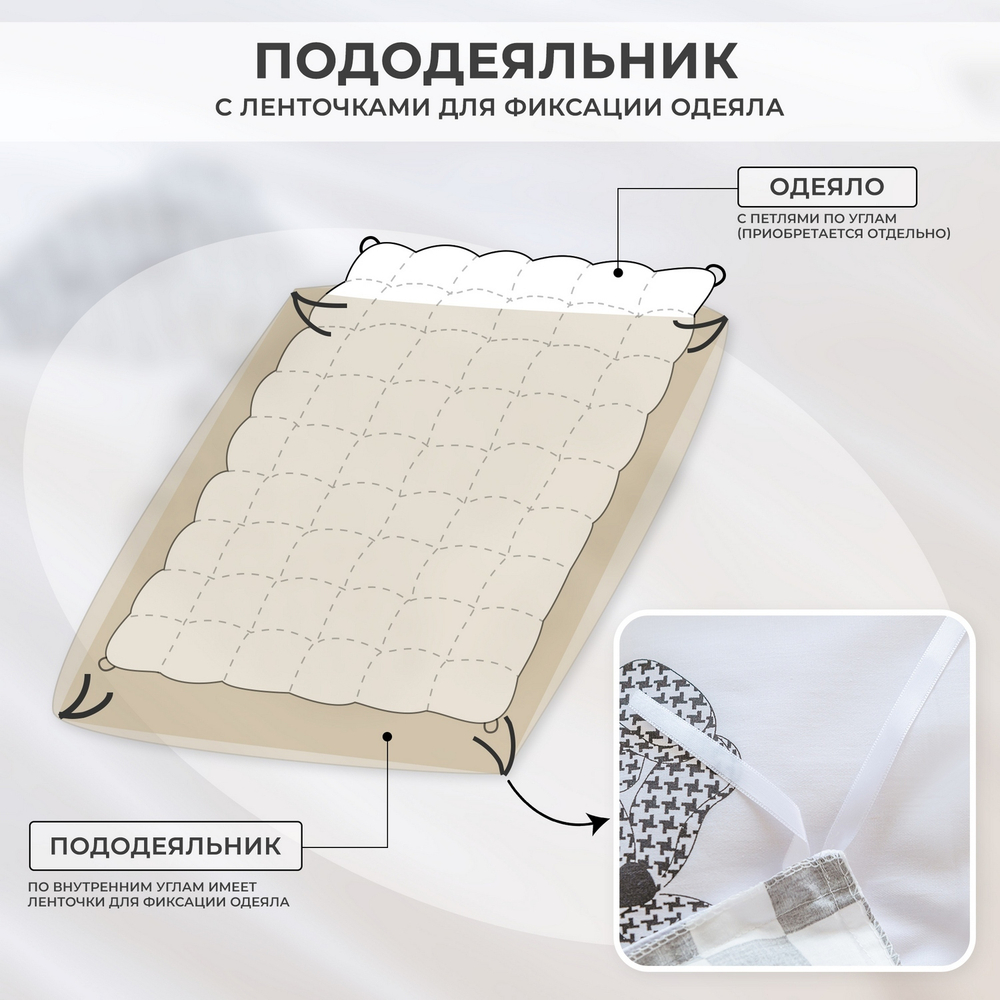 Комплект постельного белья Сатин Люкс KIDS 100% хлопок CDK063