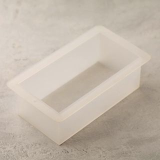 Силиконовая форма для мыла прозрачная Прямоугольная, под нарезку