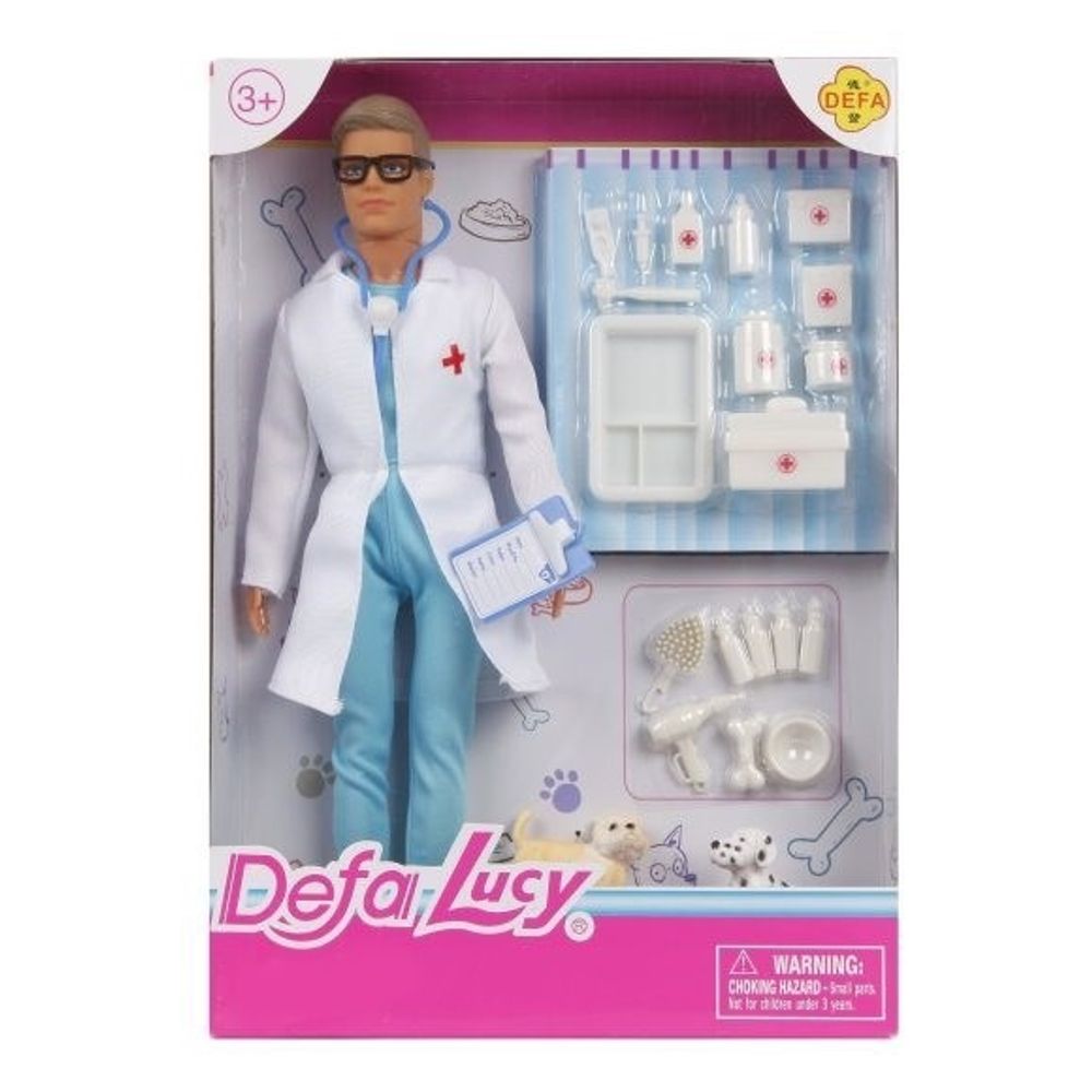 Кукла Defa Lucy Доктор-мужчина с аксесс., 23 предм.