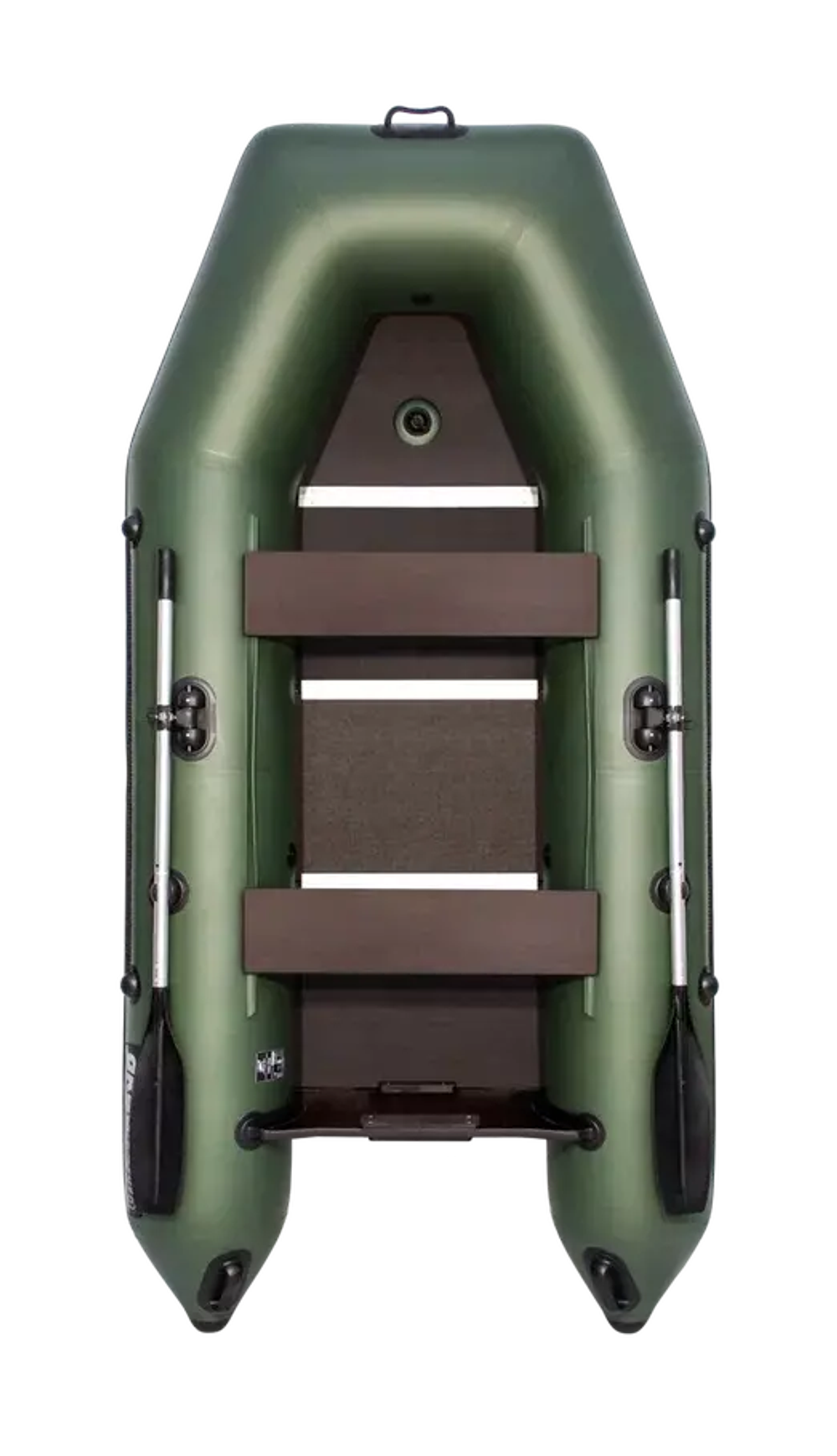 Лодка ПВХ АКВА 2900 СК Зеленая со стрингерами
