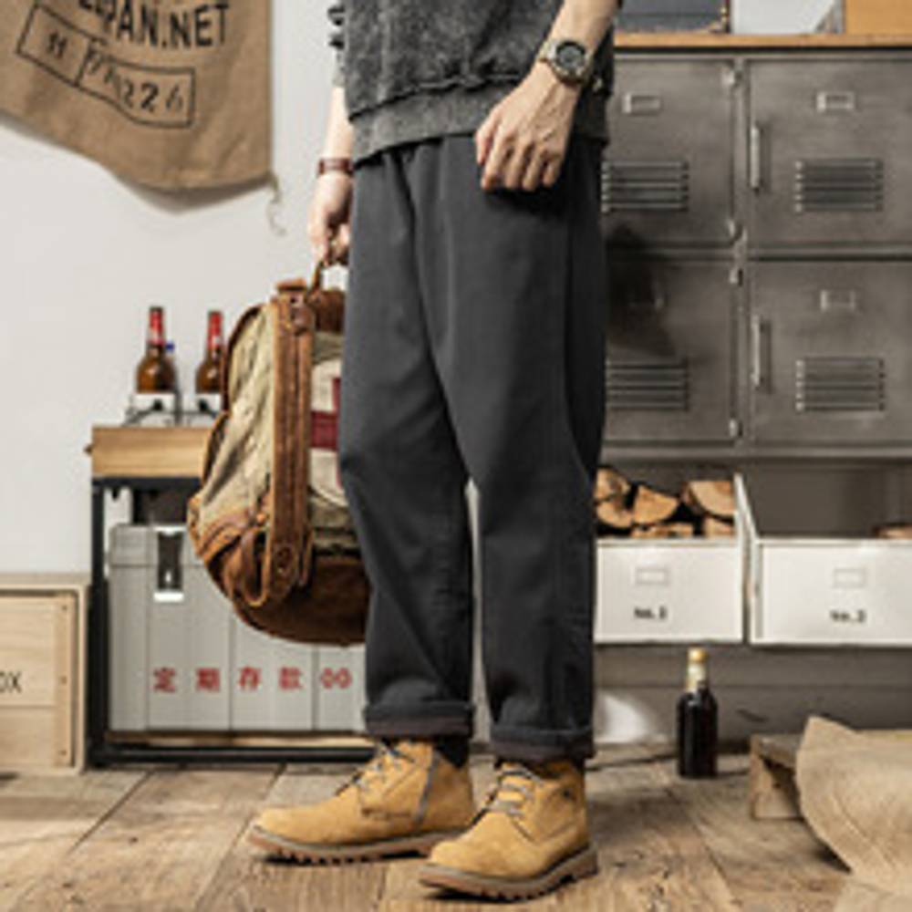 Осенние и зимние флисовые повседневные брюки зимние и осенние теплые