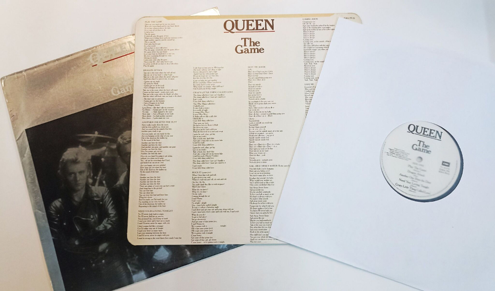 Винтажная виниловая пластинка LP Queen The Game (UK 1980)