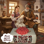Мыло ручной работы & сказка "Аленький цветочек"(подарочная упаковка), для тела, для рук и лица, ручная работа, 20 г