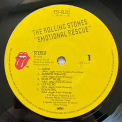Винтажная виниловая пластинка LP The Rolling Stones Emotional Rescue (Япония 1980) (Без Оби)