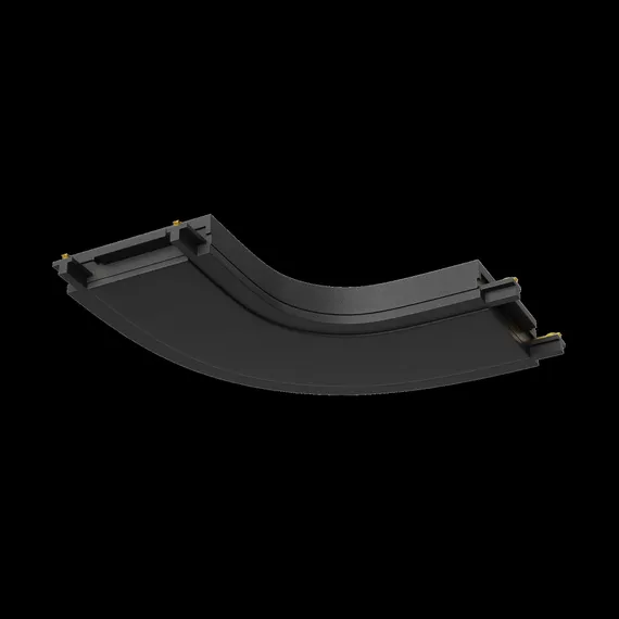 Конектор питания полукруглый Radity черный Technical tra084cr-11b