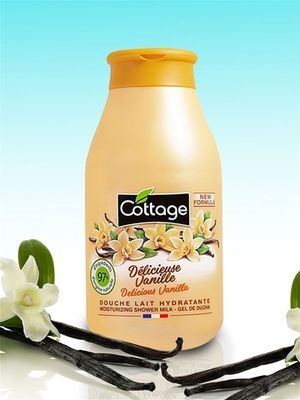 COTTAGE. Молочко для душа увлажняющее ВАНИЛЬ / Moisturizing Shower Milk - Delicious Vanilla 250 мл