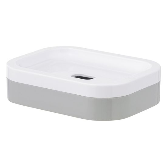 Мыльница tyer, белая/серая