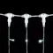 Светодиодный занавес 1*9 м., 900 белых LED ламп, прозрачный провод ПВХ, LTC (PCL901-10-2W)