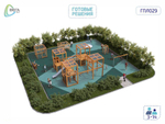 Игровая площадка для детей от 3 до 14 лет ГПЛ029