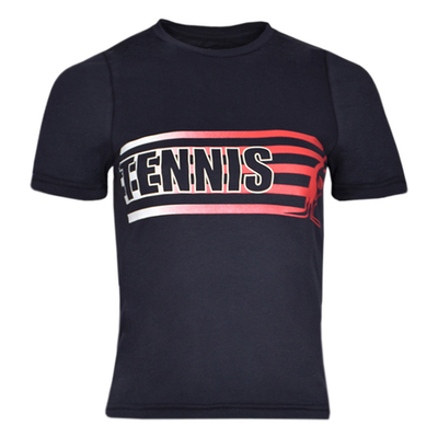 Футболка для мальчика теннисная Australian Jersey T-Shirt with Print S.L. - blu navy