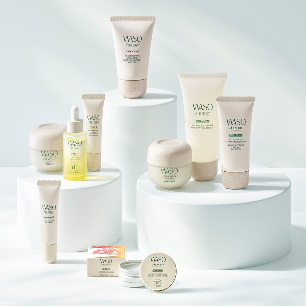 Shiseido Waso CALMELLIA Multi-Relief SOS Balm - многофункциональный бальзам для лица, тела и волос /   20  g  / GTIN 729238209411