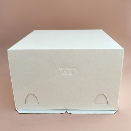 Коробка для торта 30х30х19 см, белая