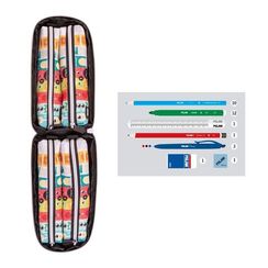 Penal / Пенал/ Kıt 4 pencıl cases cont alıens